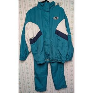 Road Runner Windbreaker Jogger Set Mens XL Vtg Tracksuit Jacket Pants 90s READ